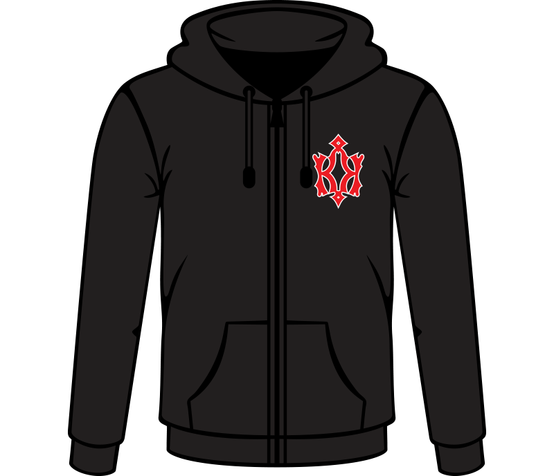 Black Kawananakoa Middle School Zipper Jacket